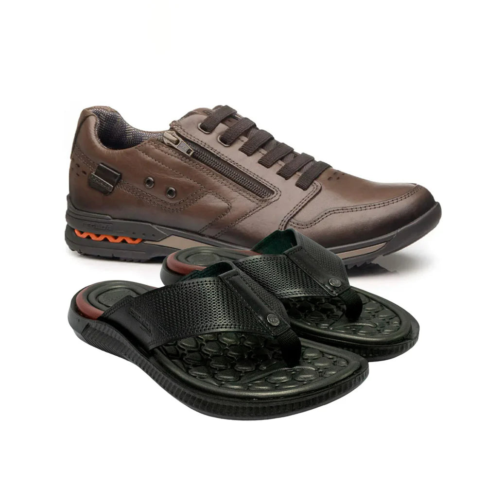 Kit Pegada Sapatênis Ortopédico + Chinelo Massageador [Envio Nacional] - Queima Estoque 🔥