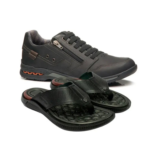 Kit Pegada Sapatênis Ortopédico + Chinelo Massageador [Envio Nacional] - Queima Estoque 🔥